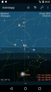 Astrolapp carte du ciel étoilé screenshot 5