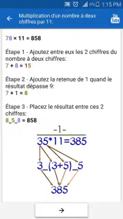 Astuces mathématiques PRO screenshot 4