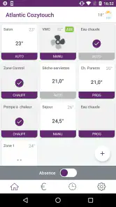 ATLANTIC COZYTOUCH screenshot