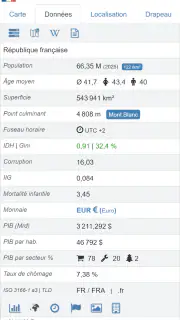 Atlas mondial MxGeo Pro screenshot 3