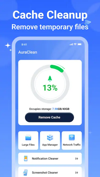 AuraClean - Junk Cleaner screenshot 1