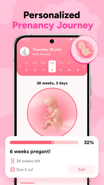 Baby Growth & Pregnant Health screenshot 1