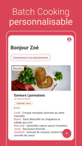 Batchii - Mon Batch Cooking screenshot 1