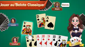 Belote et Coinche - Hors ligne screenshot 1