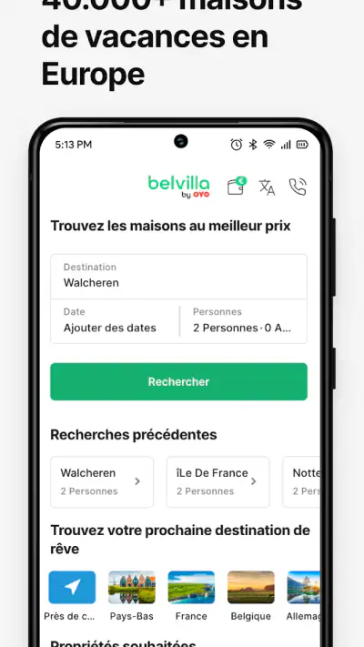 Belvilla-Locations de vacances screenshot 1