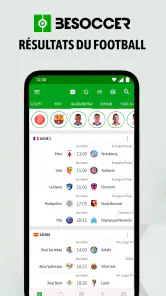 BeSoccer - Résultats de foot screenshot