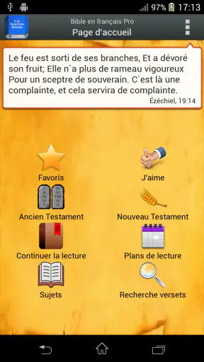 Bible Louis Segond PRO screenshot 1