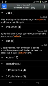 Bible Louis Segond PRO screenshot