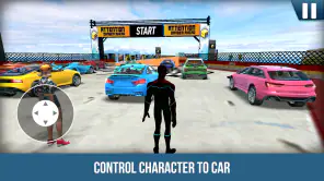 Big Ramp Jump - Super Car Race screenshot 1