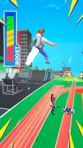 Bike Hop Cascades BMX de folie screenshot