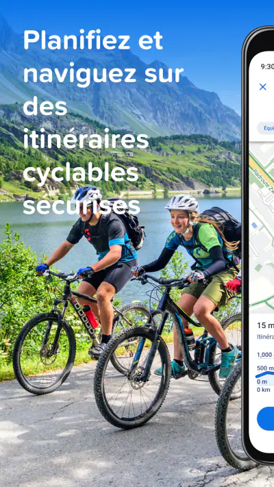Bikemap: Itinéraire vélo & GPS screenshot 1