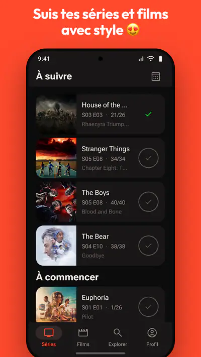 Bingers : séries et films screenshot 1