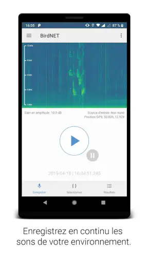 BirdNET screenshot 1