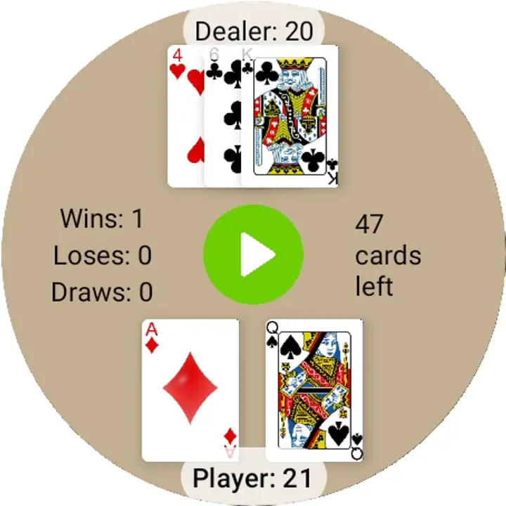 Blackjack screenshot 1