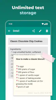 Bloc-notes - notes simples screenshot 2