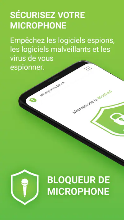 Bloqueur Microphone - Anti Spy screenshot 1