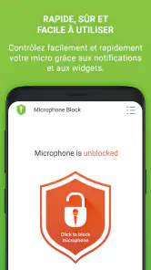 Bloqueur Microphone - Anti Spy screenshot