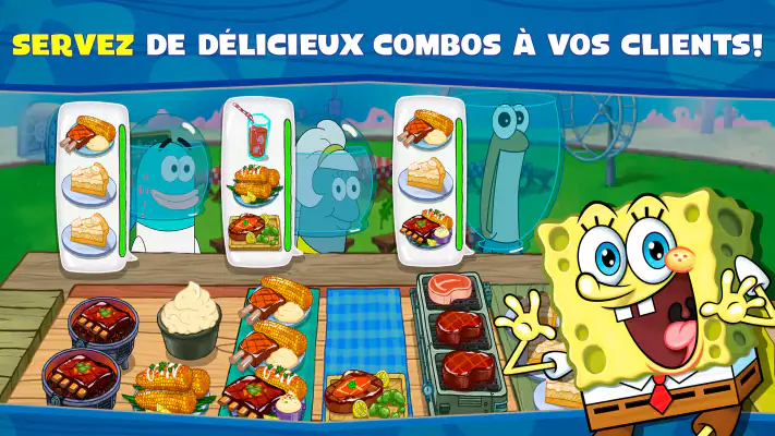 Bob l'éponge: Cuisine en Folie screenshot 1