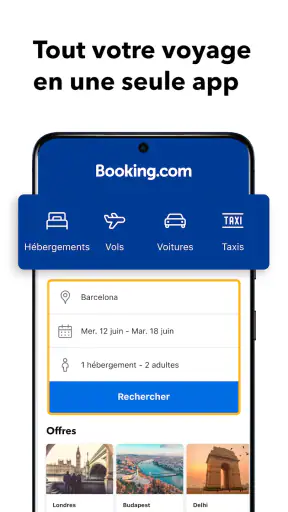 Booking.com: Hôtels et voyage screenshot 1