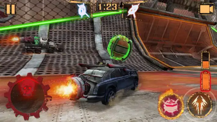 Boule de fusée Rocket Car Ball screenshot 1