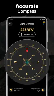 Boussole - Compass GPS screenshot 1