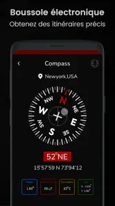 Boussole : Digital Compass App screenshot