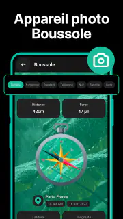 Boussole : Digital Compass App screenshot 1