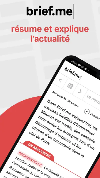 Brief.me : l'actu qui compte screenshot 1