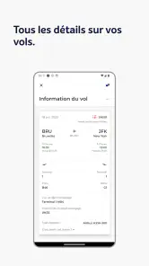 Brussels Airlines screenshot