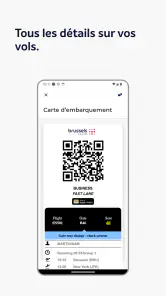 Brussels Airlines screenshot