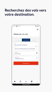 Brussels Airlines screenshot