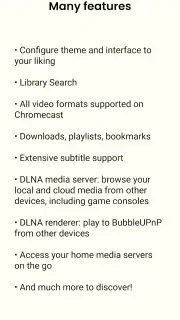 BubbleUPnP UPnP/DLNA Licence screenshot 7