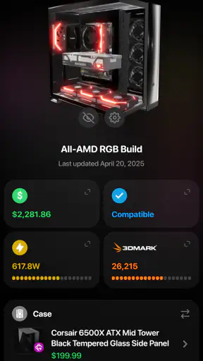 BuildCores: 3D Part Picker PC screenshot 1
