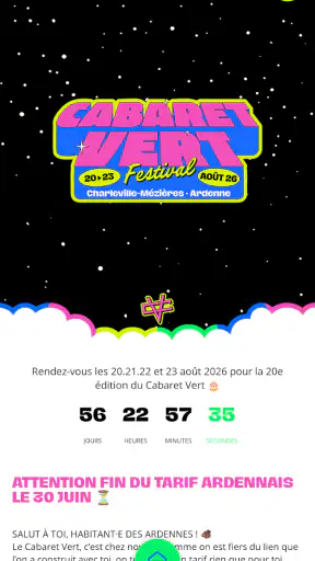 Cabaret Vert 2026 screenshot 1