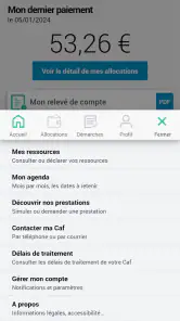 Caf - Mon Compte screenshot