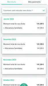 Caf - Mon Compte screenshot