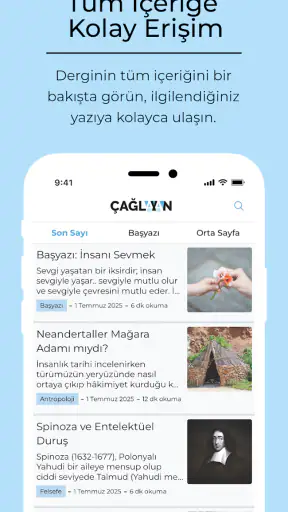 Çağlayan Dergisi screenshot 1