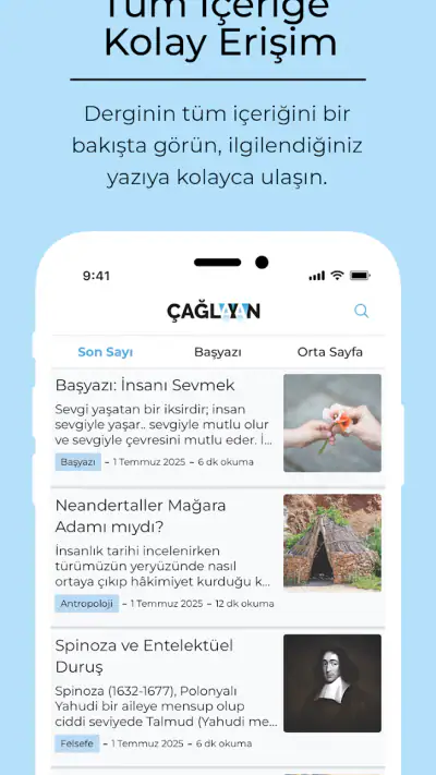 Çağlayan Dergisi screenshot 1