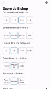 Calculateur Obstétrique screenshot