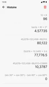 Calculatrice screenshot