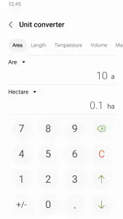 Calculatrice de Samsung screenshot 5
