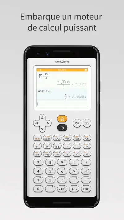 Calculatrice NumWorks screenshot 1