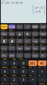 Calculatrice scientifique 991 screenshot