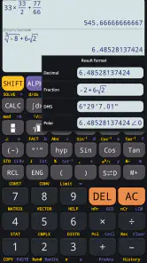 Calculatrice scientifique 991 screenshot