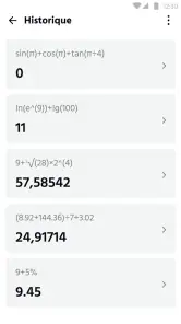 Calculatrice Simple screenshot