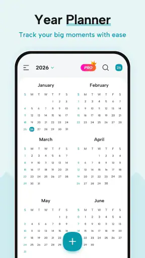 Calendar 2026 screenshot 1