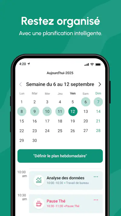 Calendrier 2025 screenshot 1