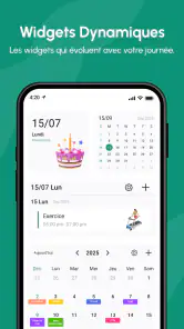 Calendrier 2025 screenshot