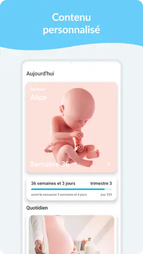 Calendrier de Grossesse screenshot 1