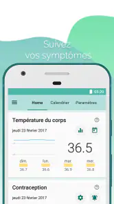 Calendrier des règles Lilly screenshot